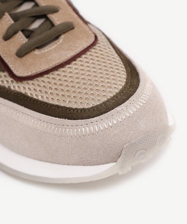  YARGICI File Detaylı Deri Sneaker