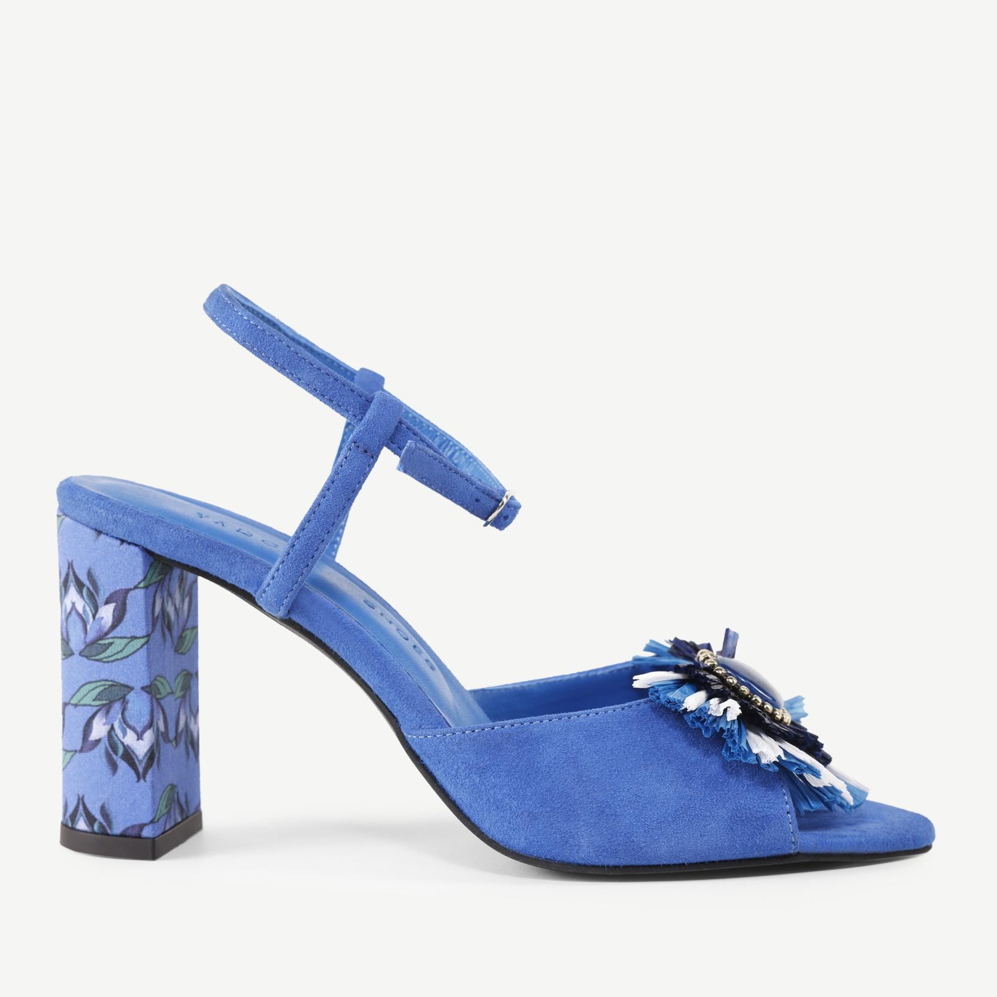 YARGICI Rafya Aksesuar Detaylı Topuklu Sandalet