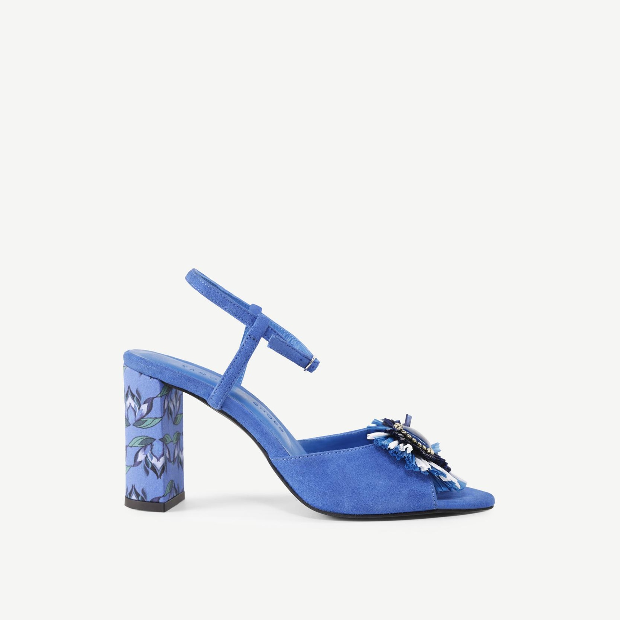 YARGICI Rafya Aksesuar Detaylı Topuklu Sandalet