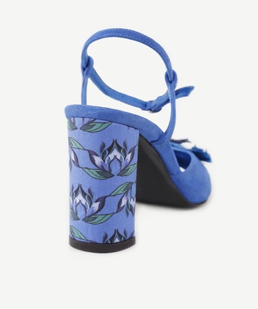  YARGICI Rafya Aksesuar Detaylı Topuklu Sandalet