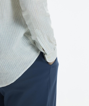  YARGICI Regular Fit Uzun Kollu Keten Gömlek