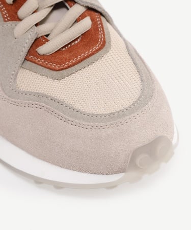  YARGICI Kumaş Detaylı Deri Sneaker