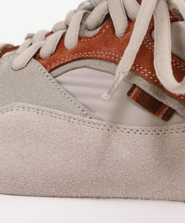  YARGICI Kumaş Detaylı Deri Sneaker