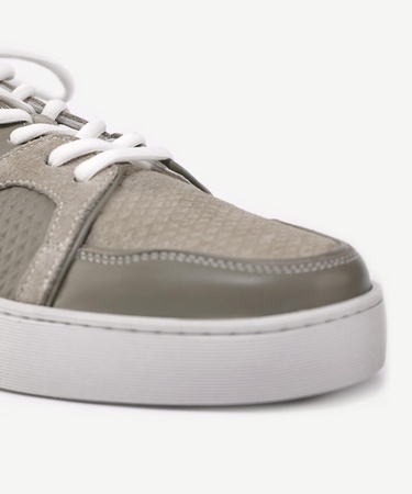  YARGICI Deri-Süet Detaylı Sneaker