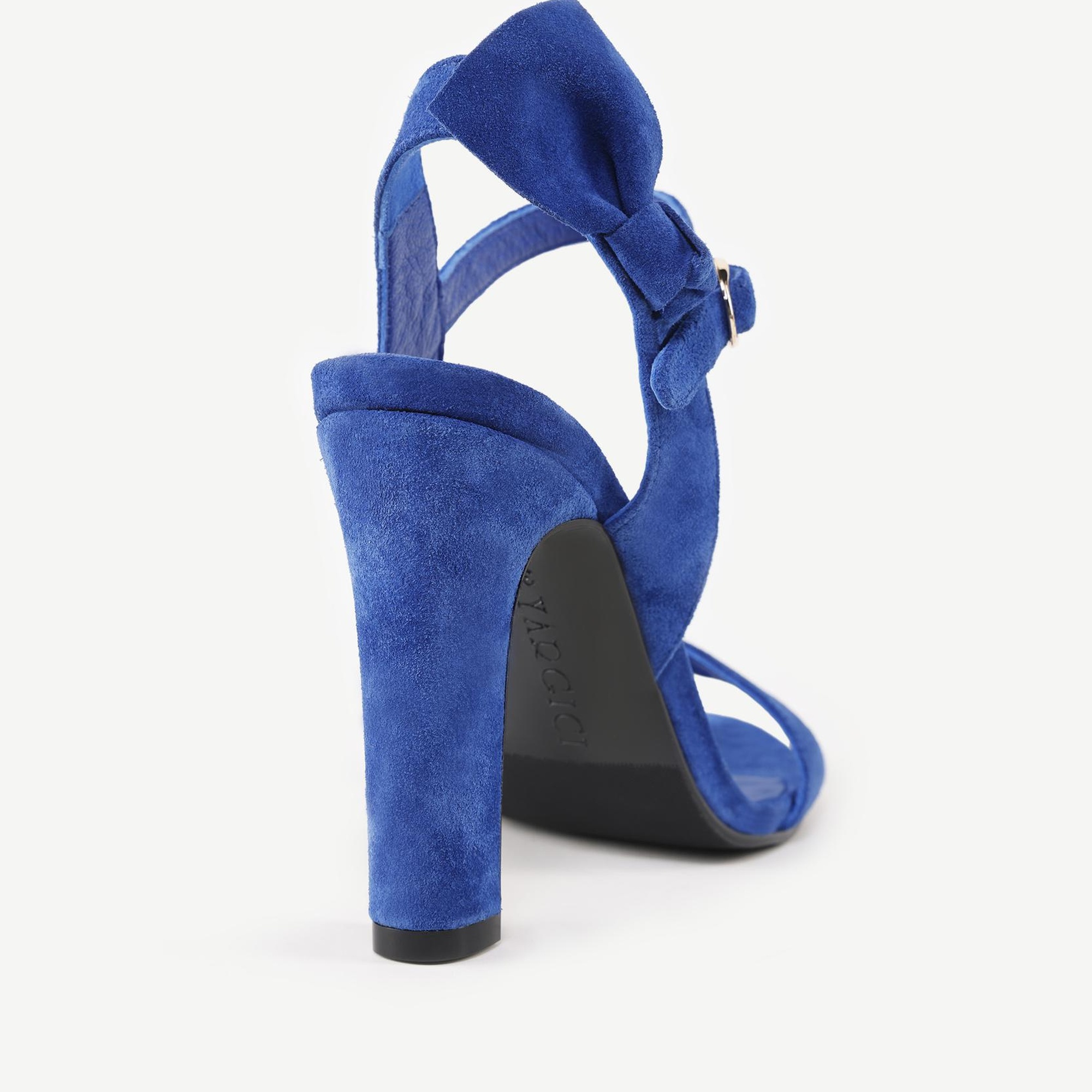 YARGICI Fiyonk Detaylı Deri Topuklu Ayakkabı