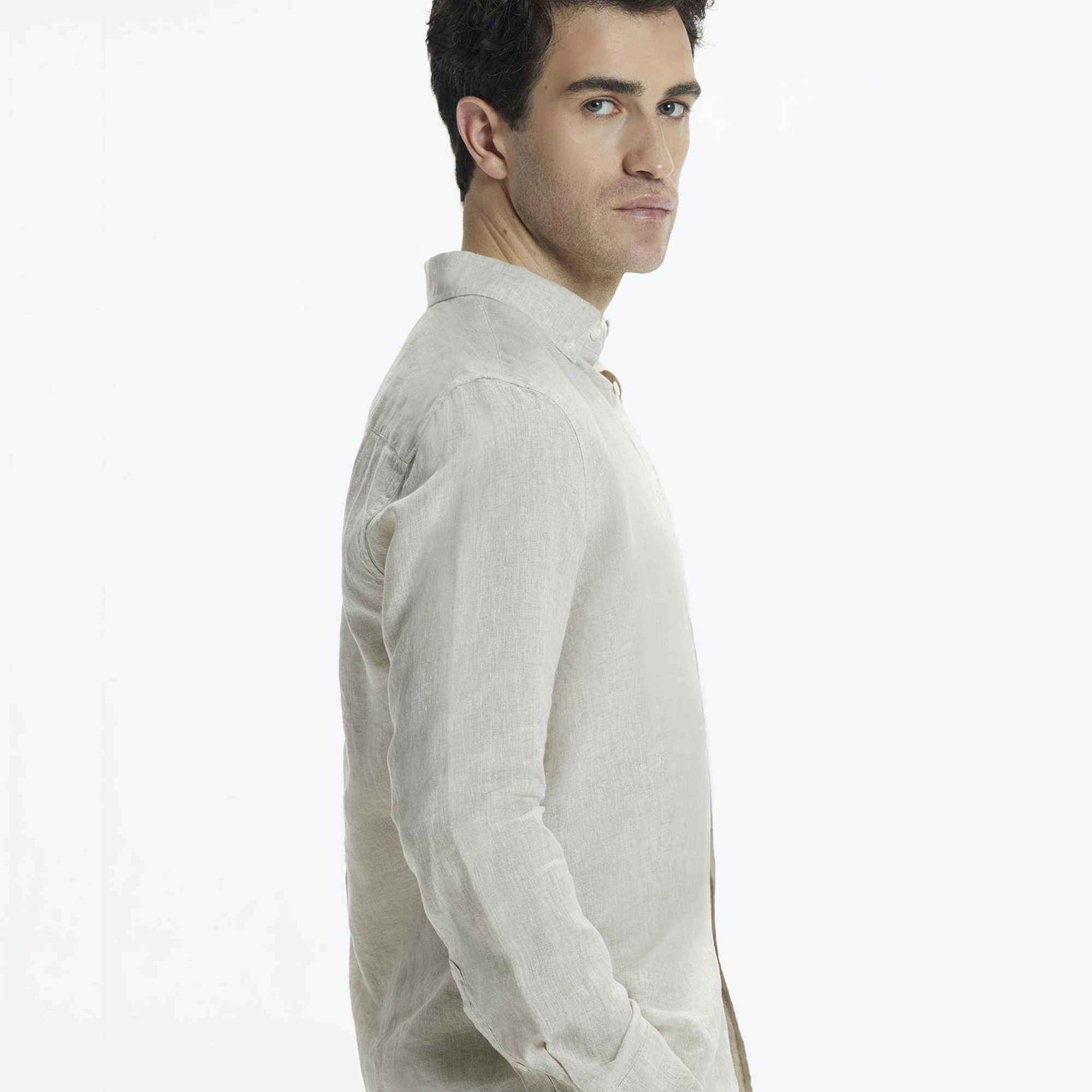 Regular Kalıp Yaka Düğmeli Gömlek