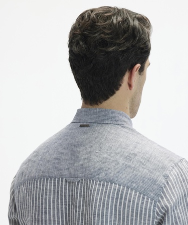  YARGICI Blok Renkli Uzun Kollu Gömlek