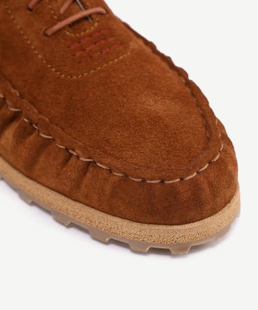  YARGICI Saraç Detaylı Deri Bağlı Ayakkabı