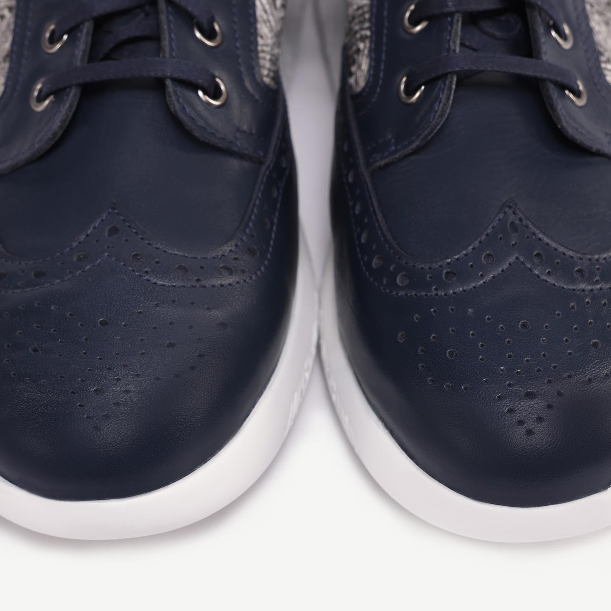 YARGICI Hasır Detaylı Deri Sneakers