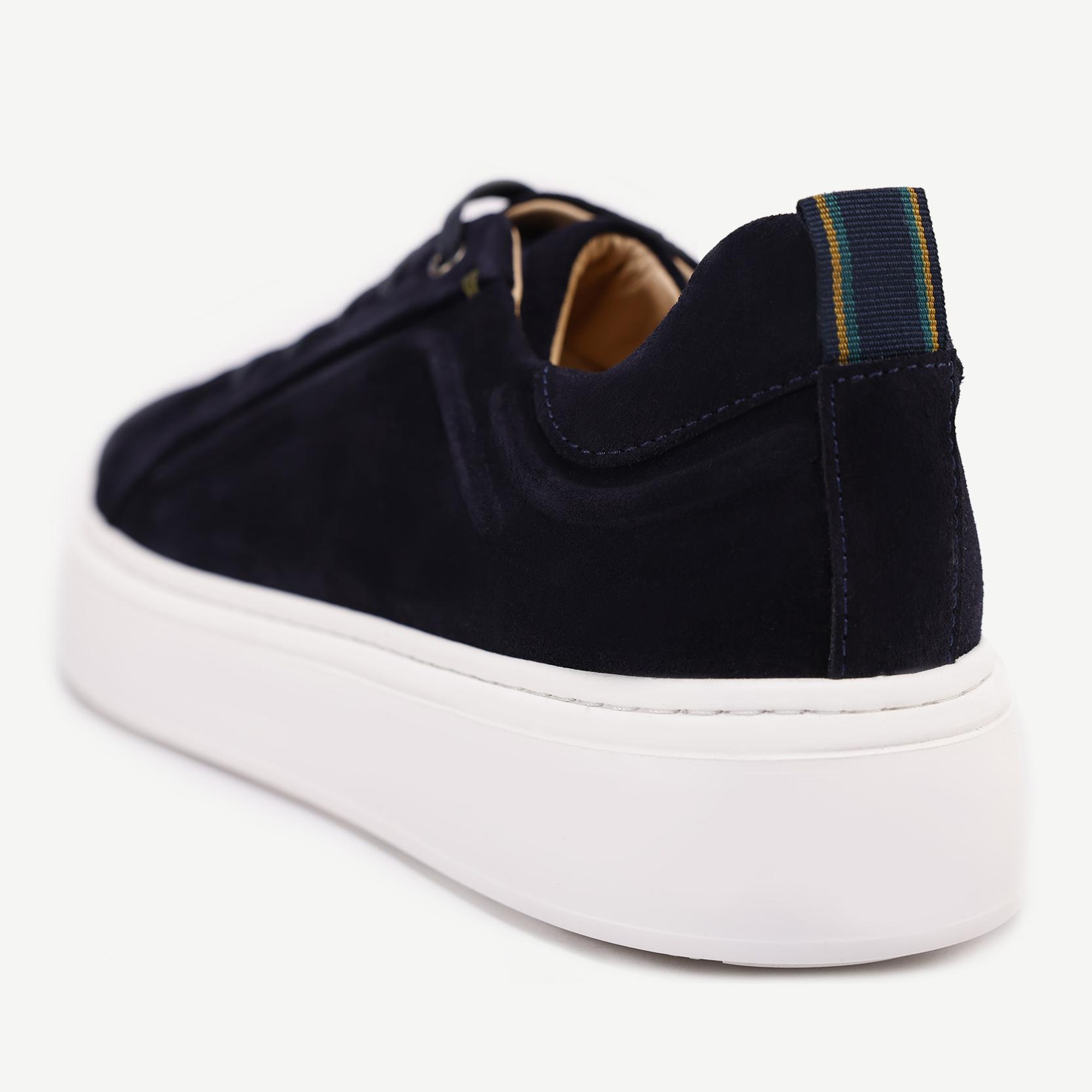 YARGICI Silikon Kabartmanlı Deri Bağlı Sneakers