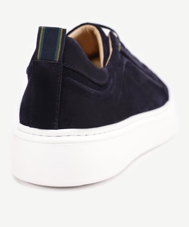  YARGICI Silikon Kabartmanlı Deri Bağlı Sneakers