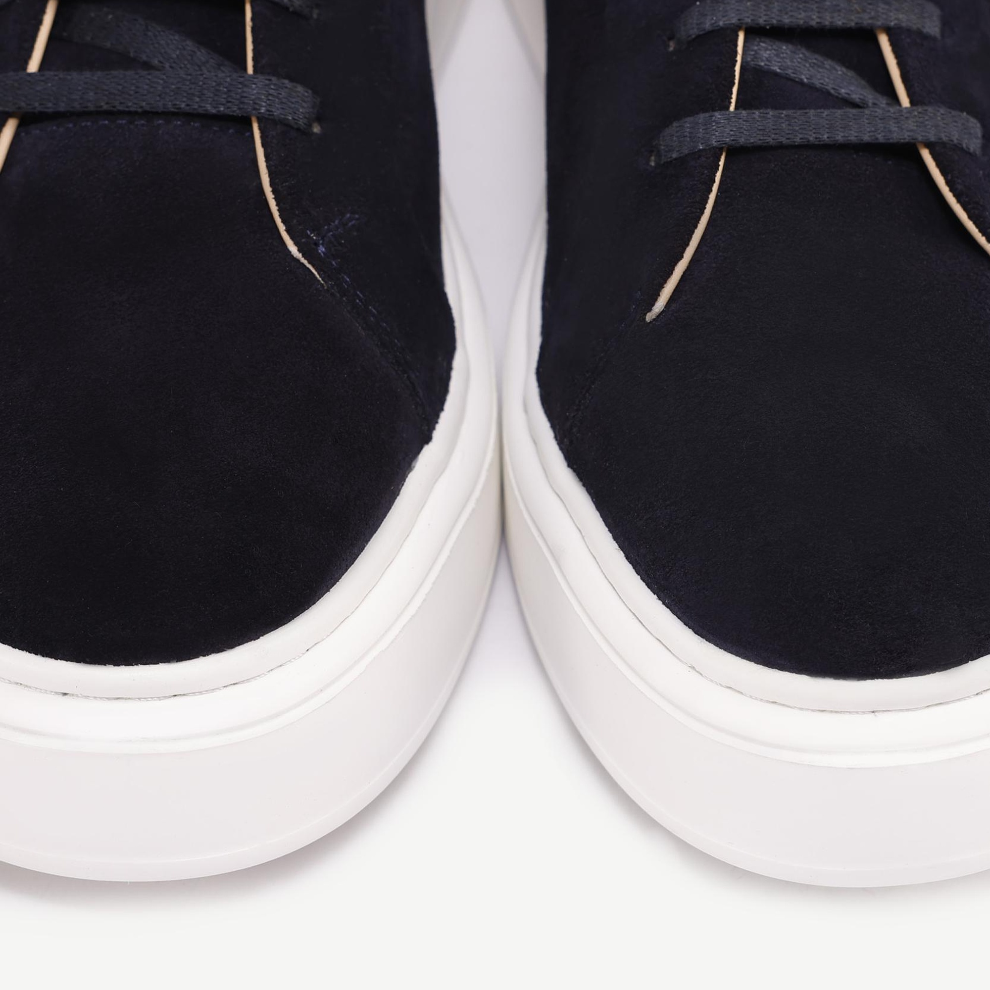 YARGICI Silikon Kabartmanlı Deri Bağlı Sneakers