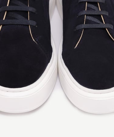  YARGICI Silikon Kabartmanlı Deri Bağlı Sneakers