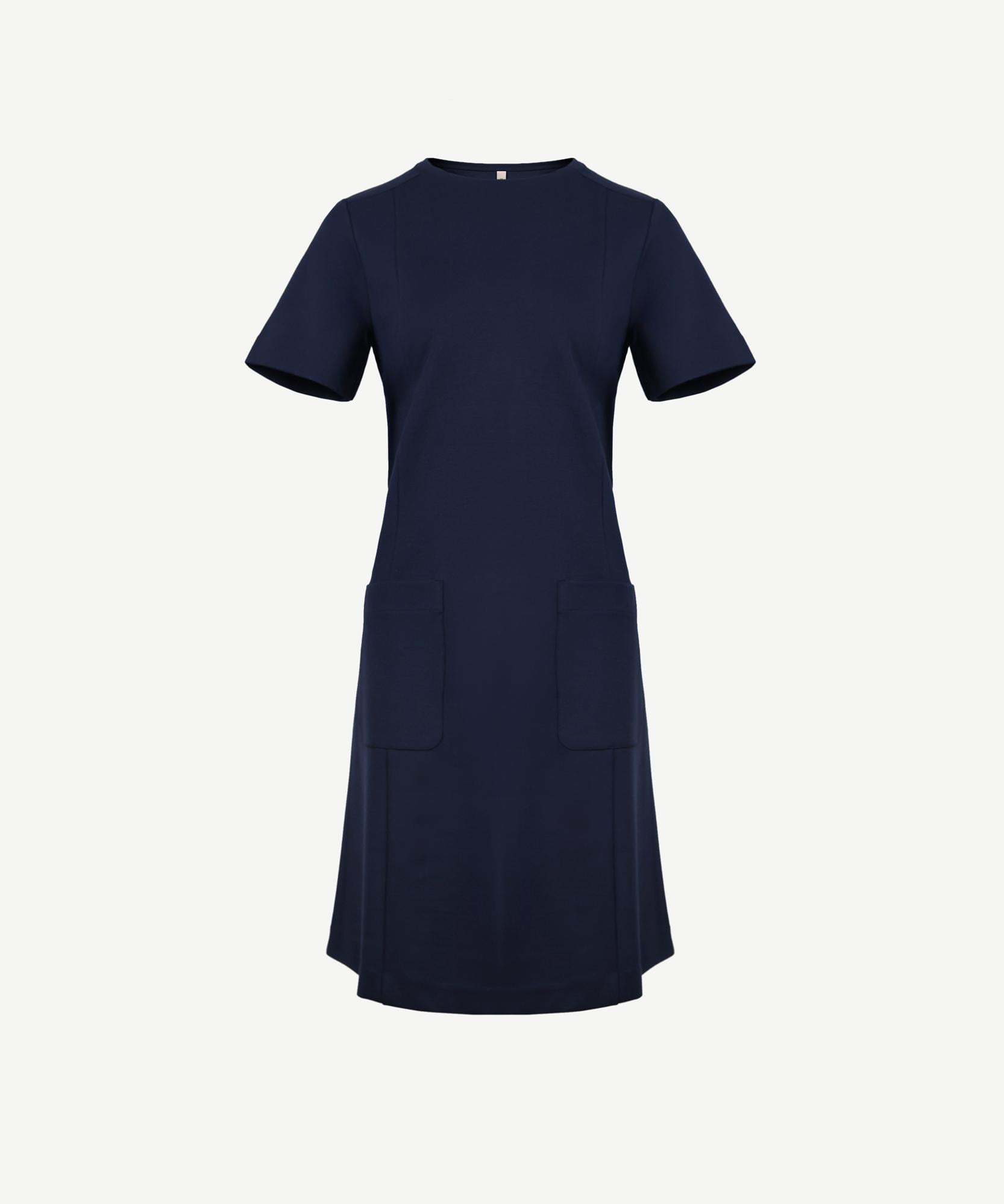  YARGICI Cepli Kısa Kollu Bisiklet Yaka Kısa Elbise