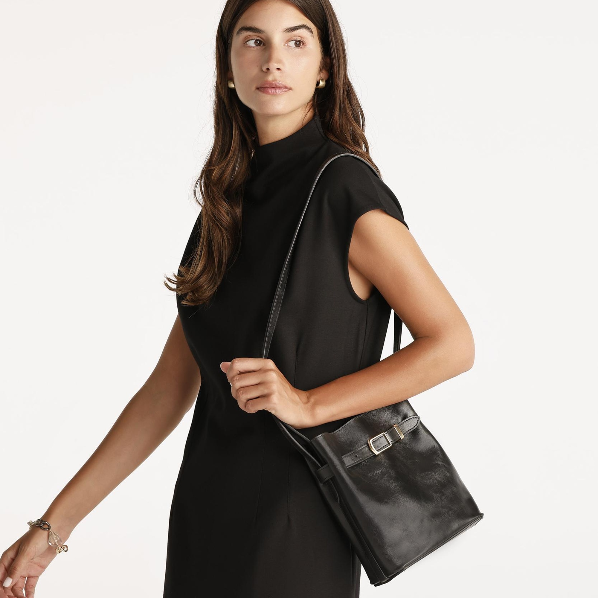 YARGICI Pens Detaylı Midi Boy Elbise