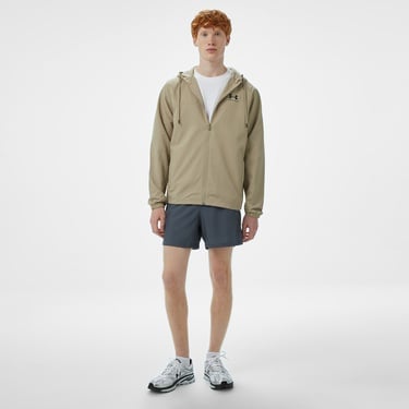  Under Armour Launch 5 Erkek Gri Koşu Şortu