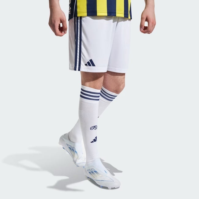  adidas Fenerbahçe 25-26 Erkek Beyaz İç Saha Futbol Şortu