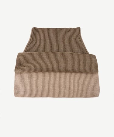  YARGICI İki Renkli Triko Boyunluk