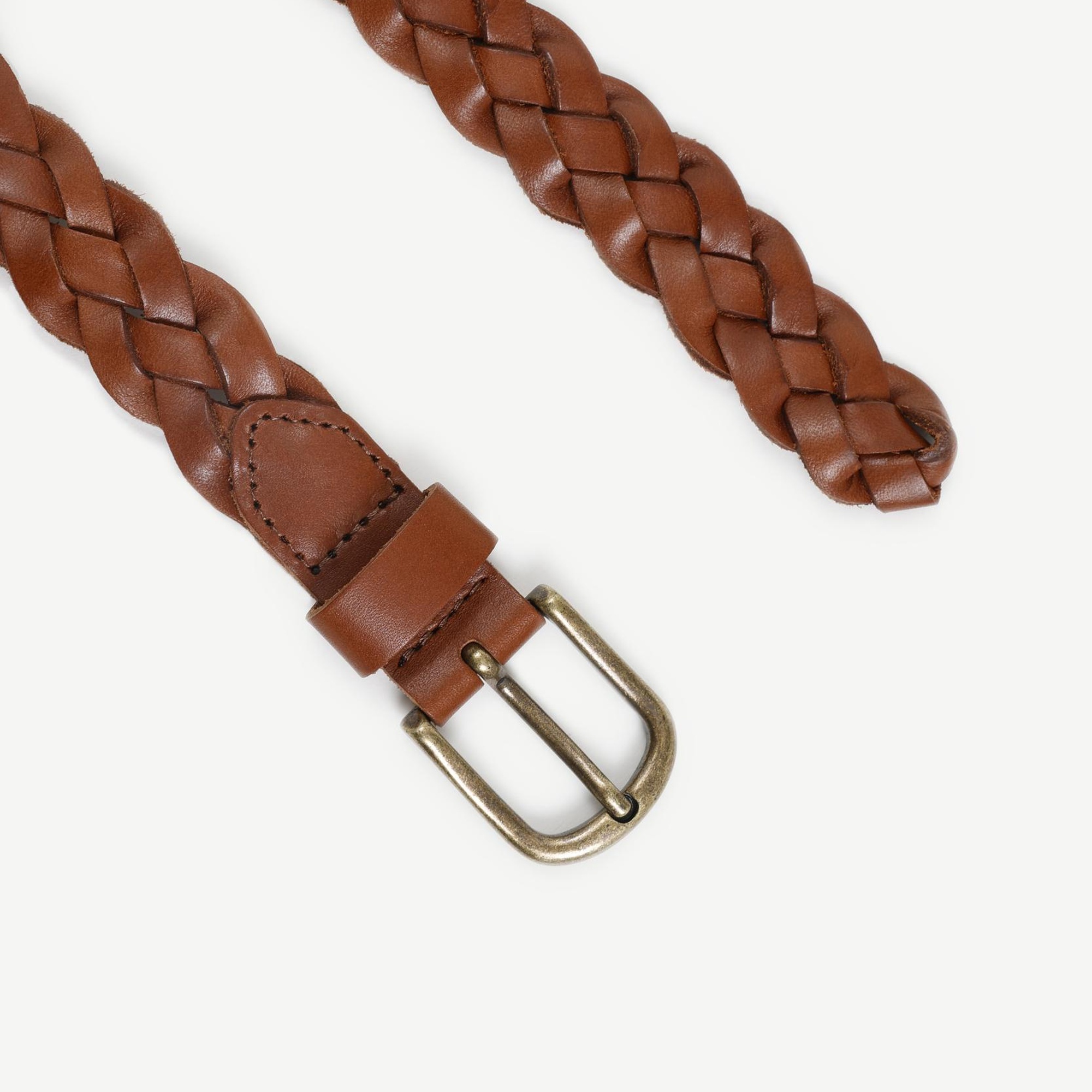 YARGICI Örgü Deri Kemer