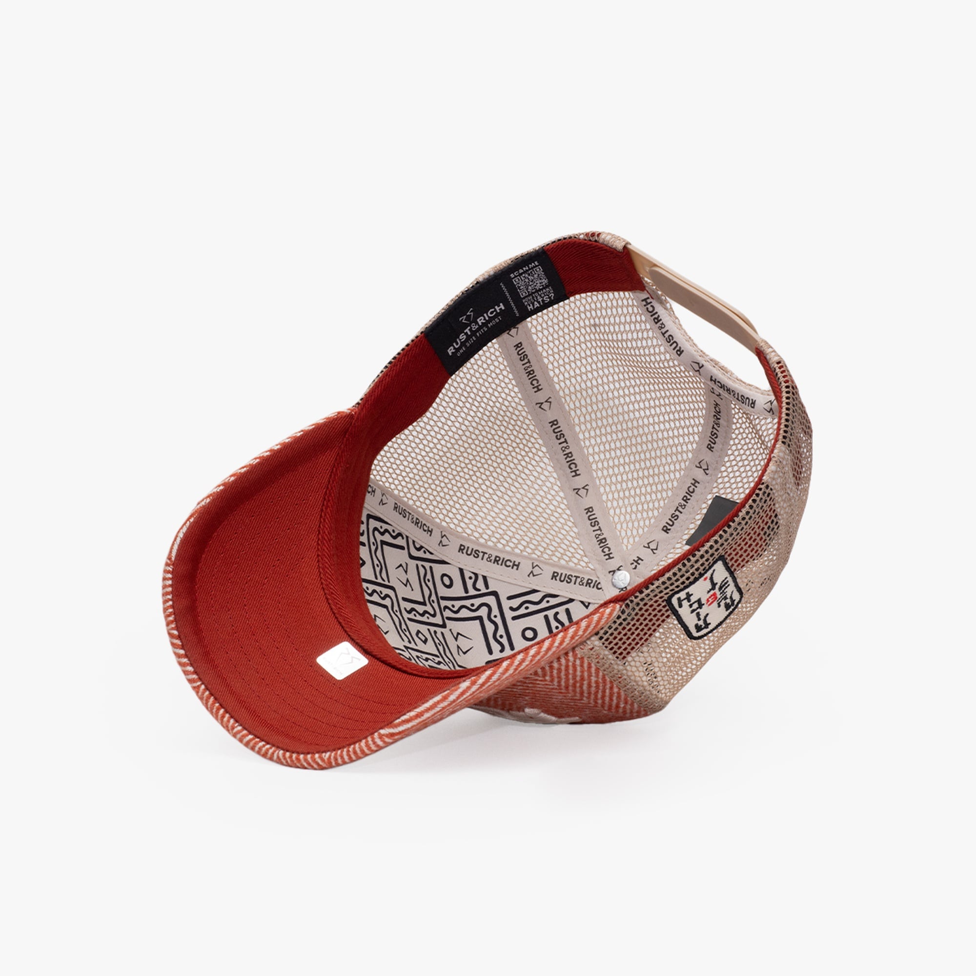 RustandRich Kadın Erkek Kiremit Trucker Şapka-City's Collection-Tokyo