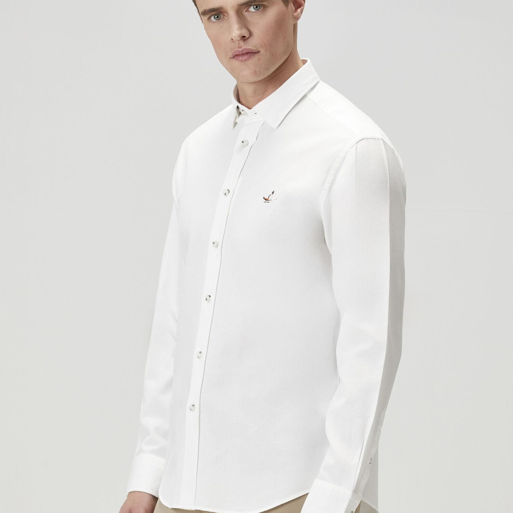 Beymen Club Erkek Comfort Fit Beyaz Gömlek