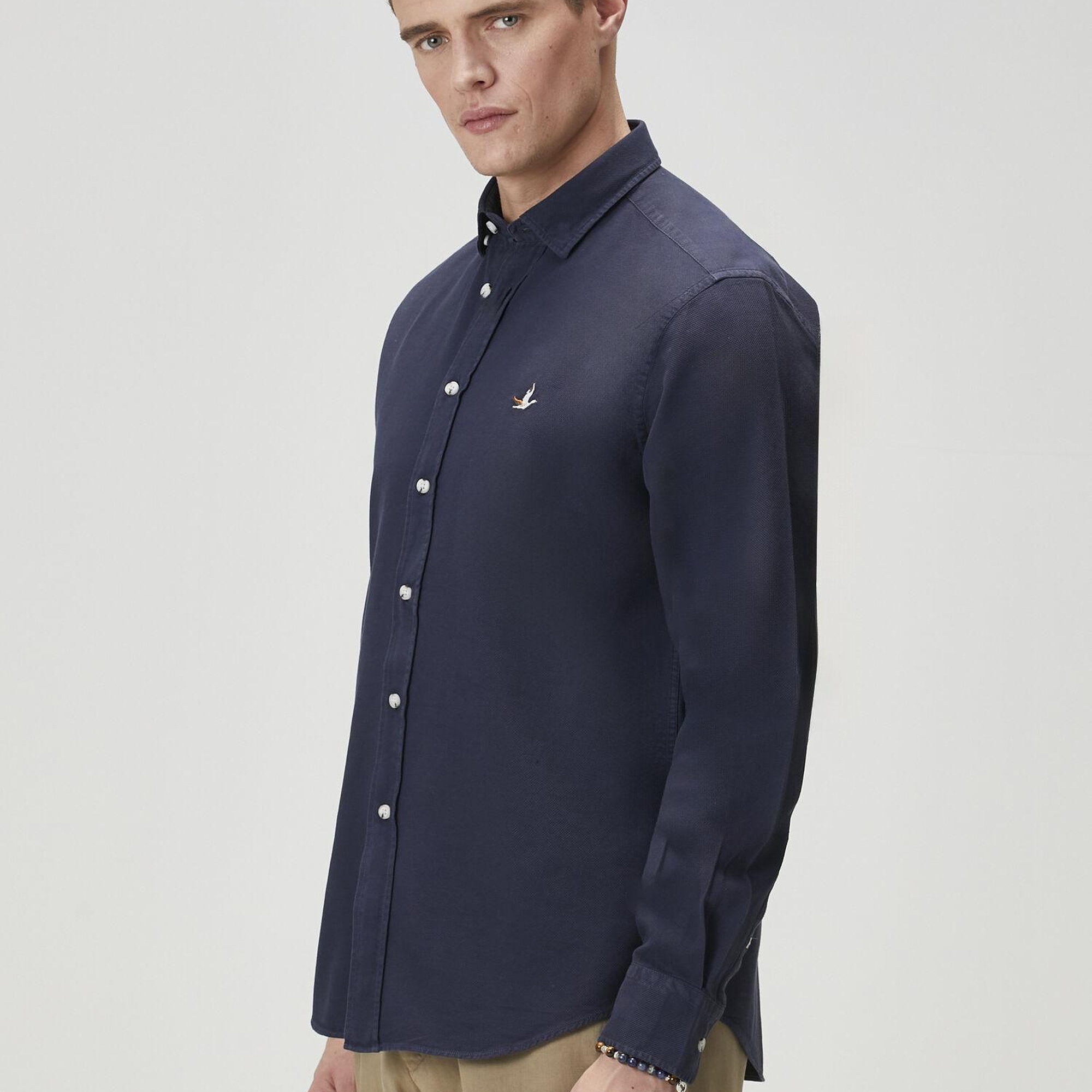 Beymen Club Erkek Comfort Fit Lacivert Gömlek