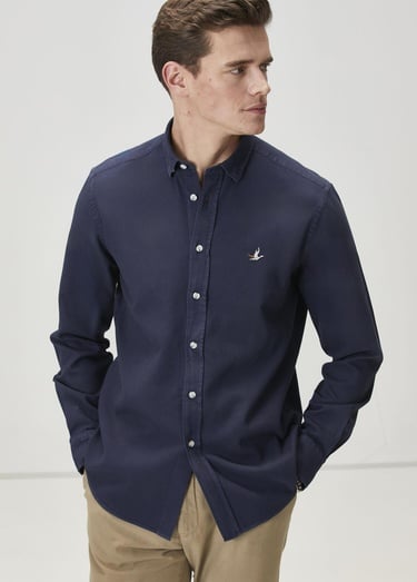  Beymen Club Erkek Comfort Fit Lacivert Gömlek