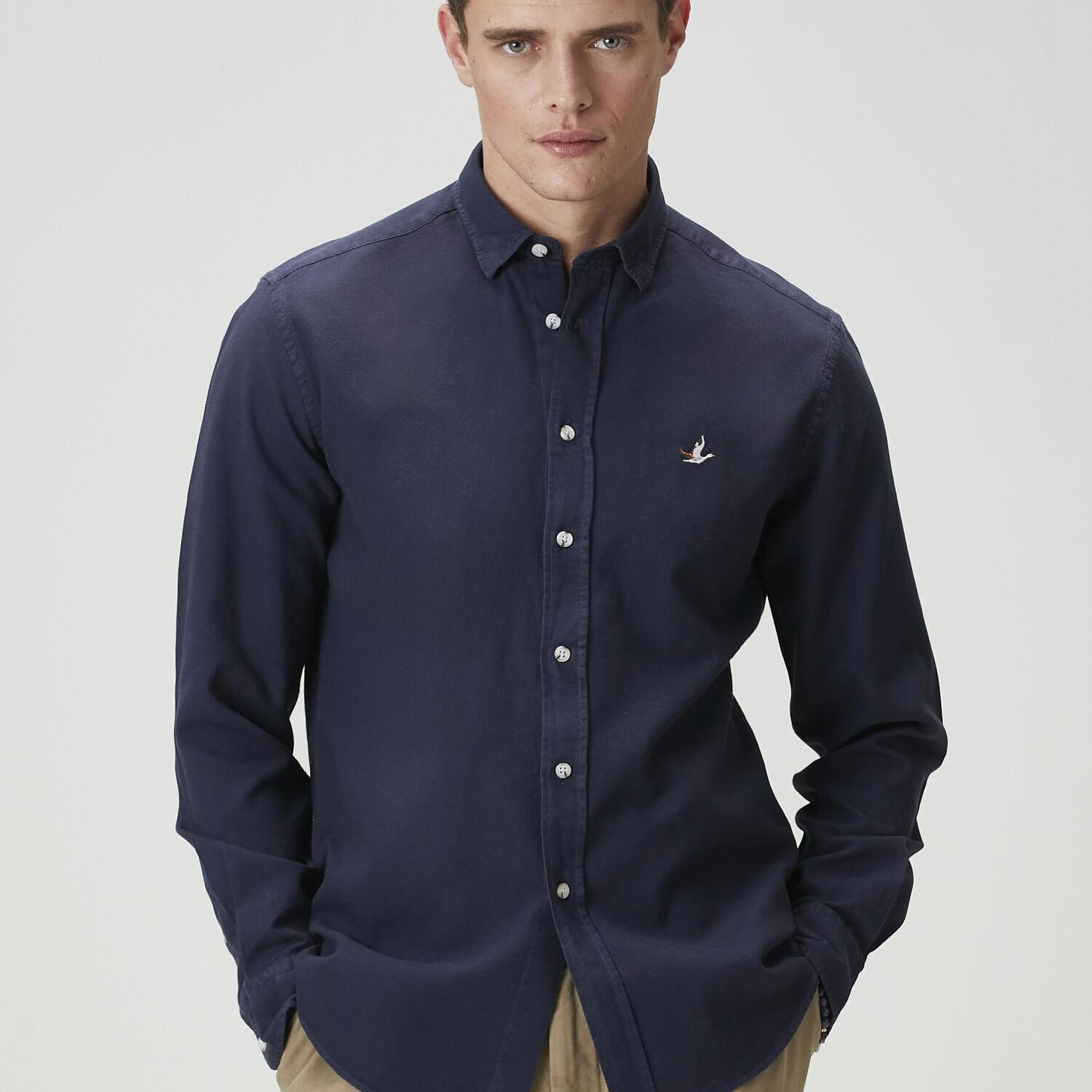 Beymen Club Erkek Comfort Fit Lacivert Gömlek