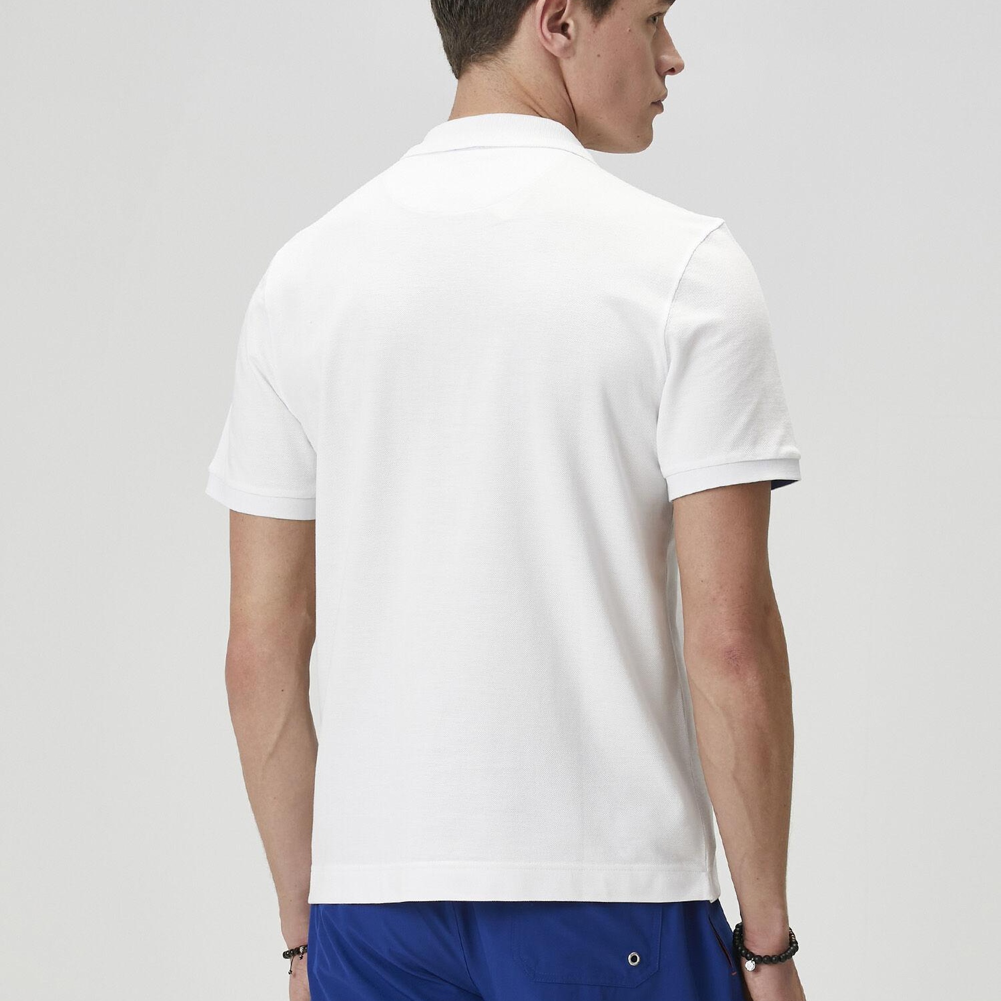 Beymen Club Erkek Comfort Fit Beyaz Polo Yaka T-shirt