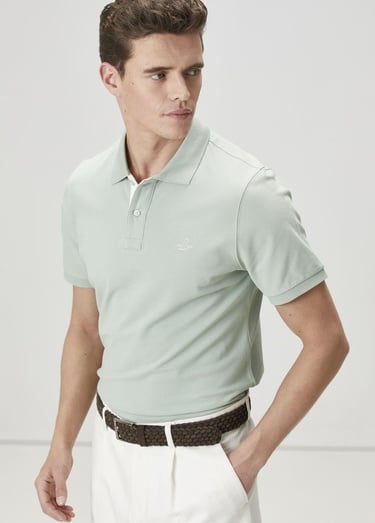  Beymen Club Erkek Basic Fit Yeşil Polo Yaka T-shirt
