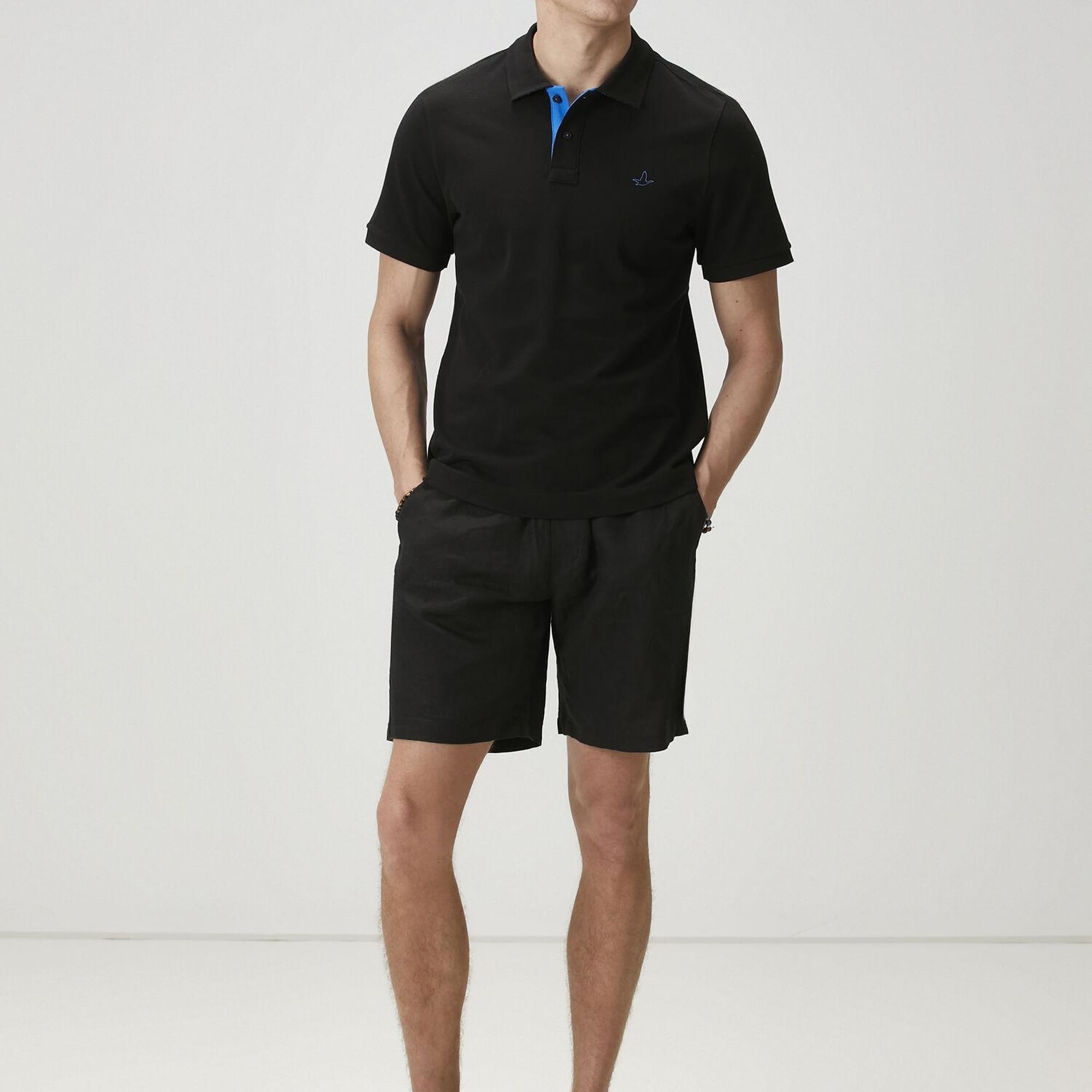 Beymen Club Erkek Comfort Fit Siyah Polo Yaka T-shirt
