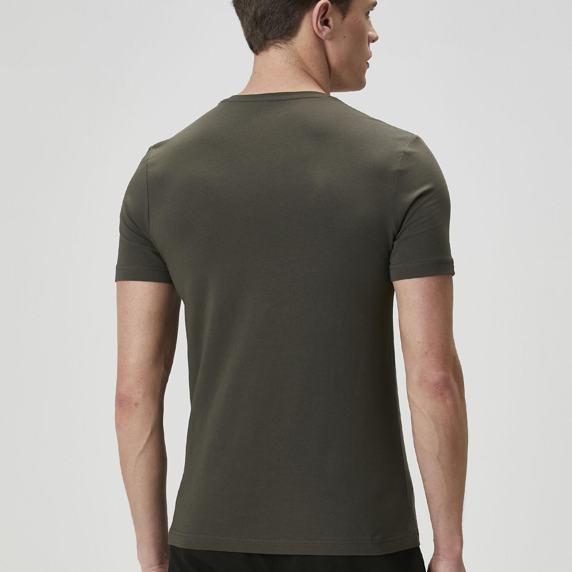 Beymen Club Erkek Haki Basic T-shirt