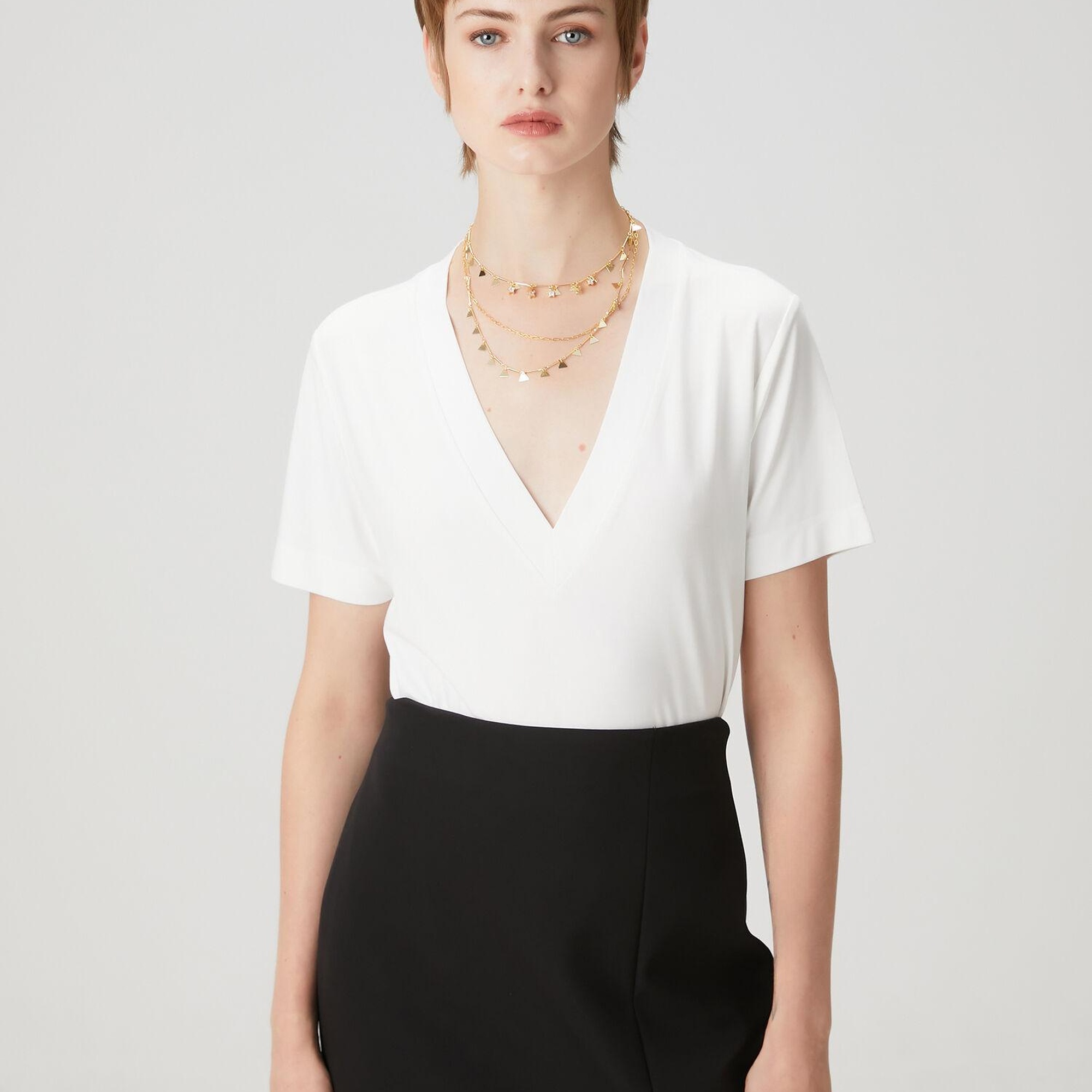 Beymen Club Kadın Beyaz Basic T-shirt