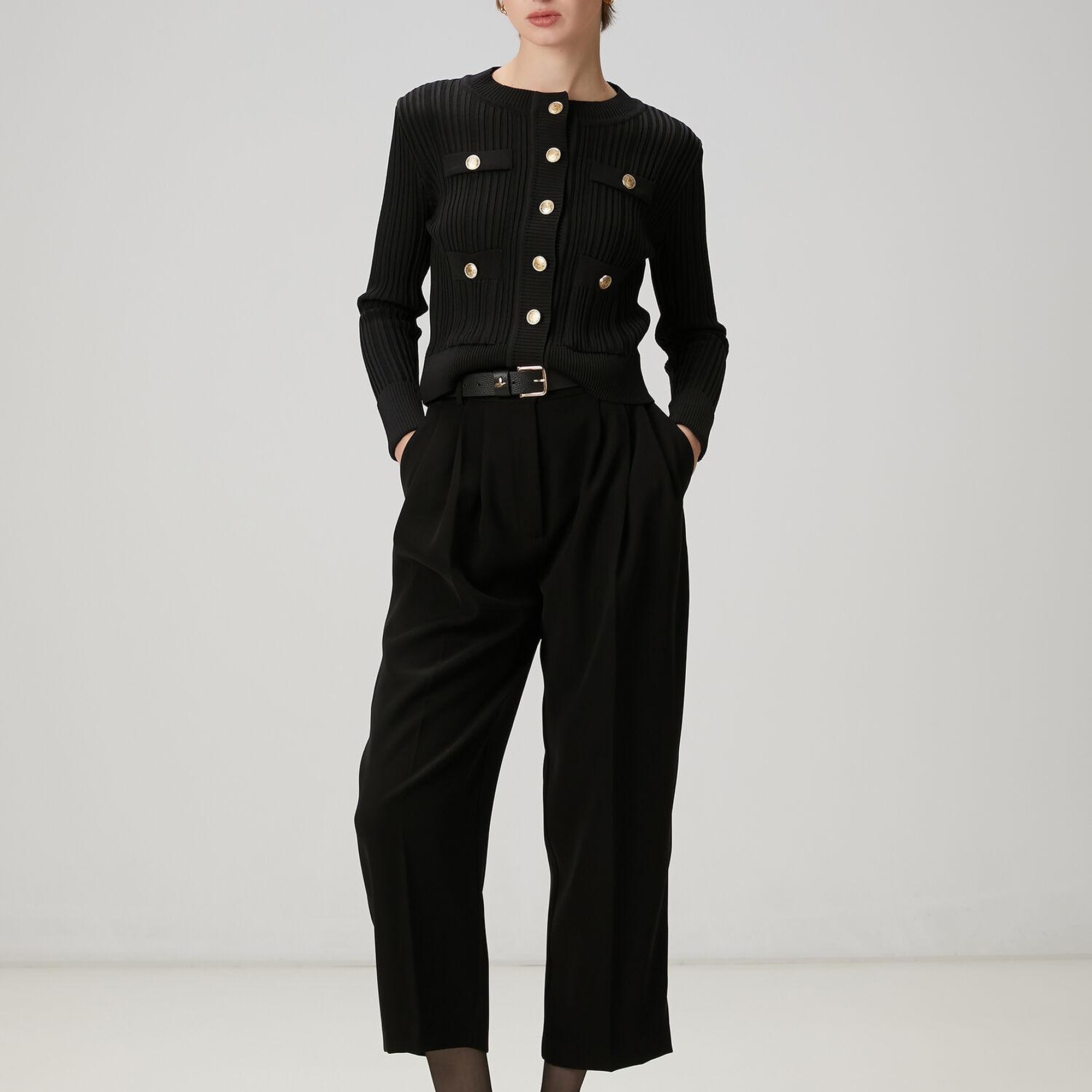 Beymen Club Kadın Siyah Pileli Pantolon