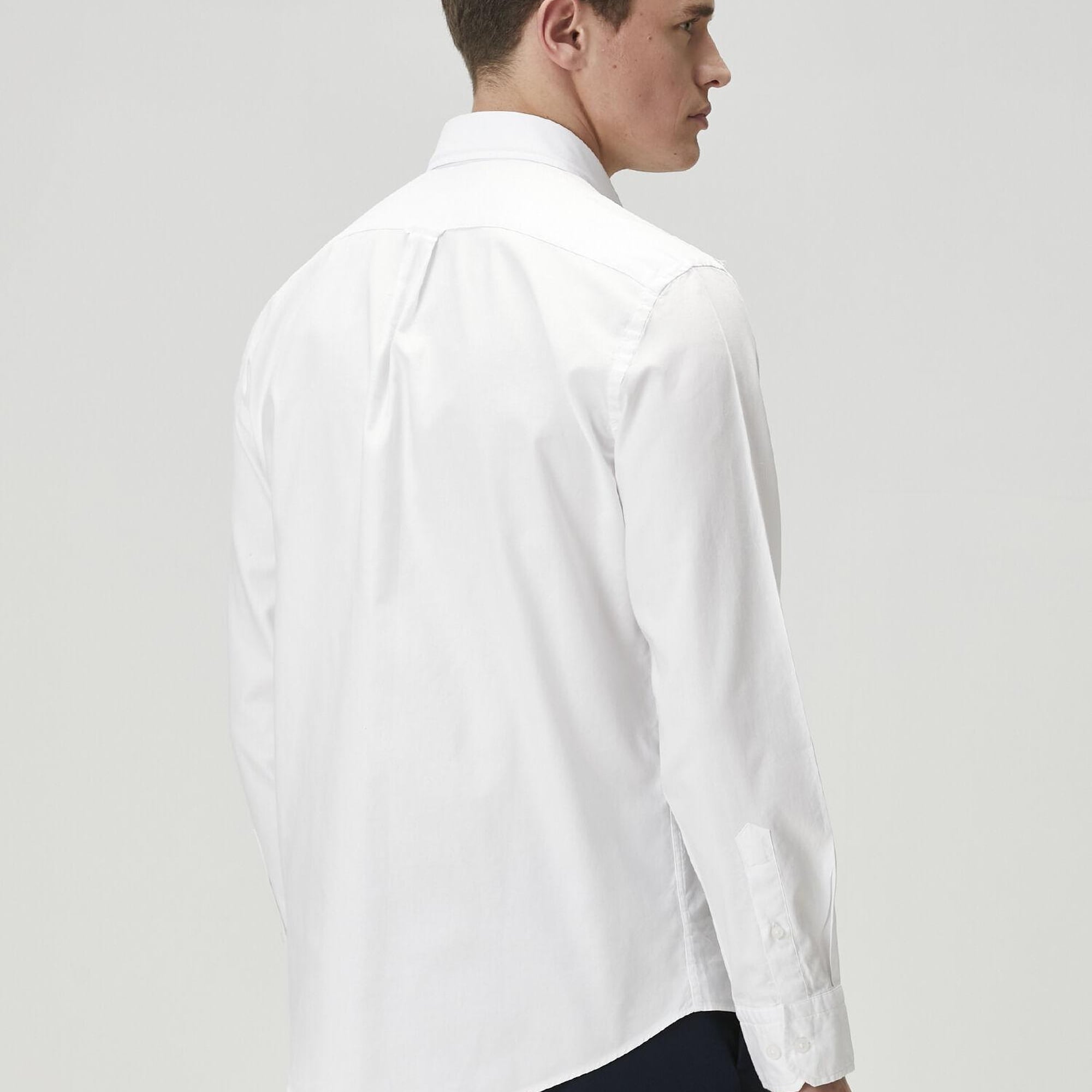 Beymen Club Erkek Comfort Fit Beyaz Oxford Gömlek