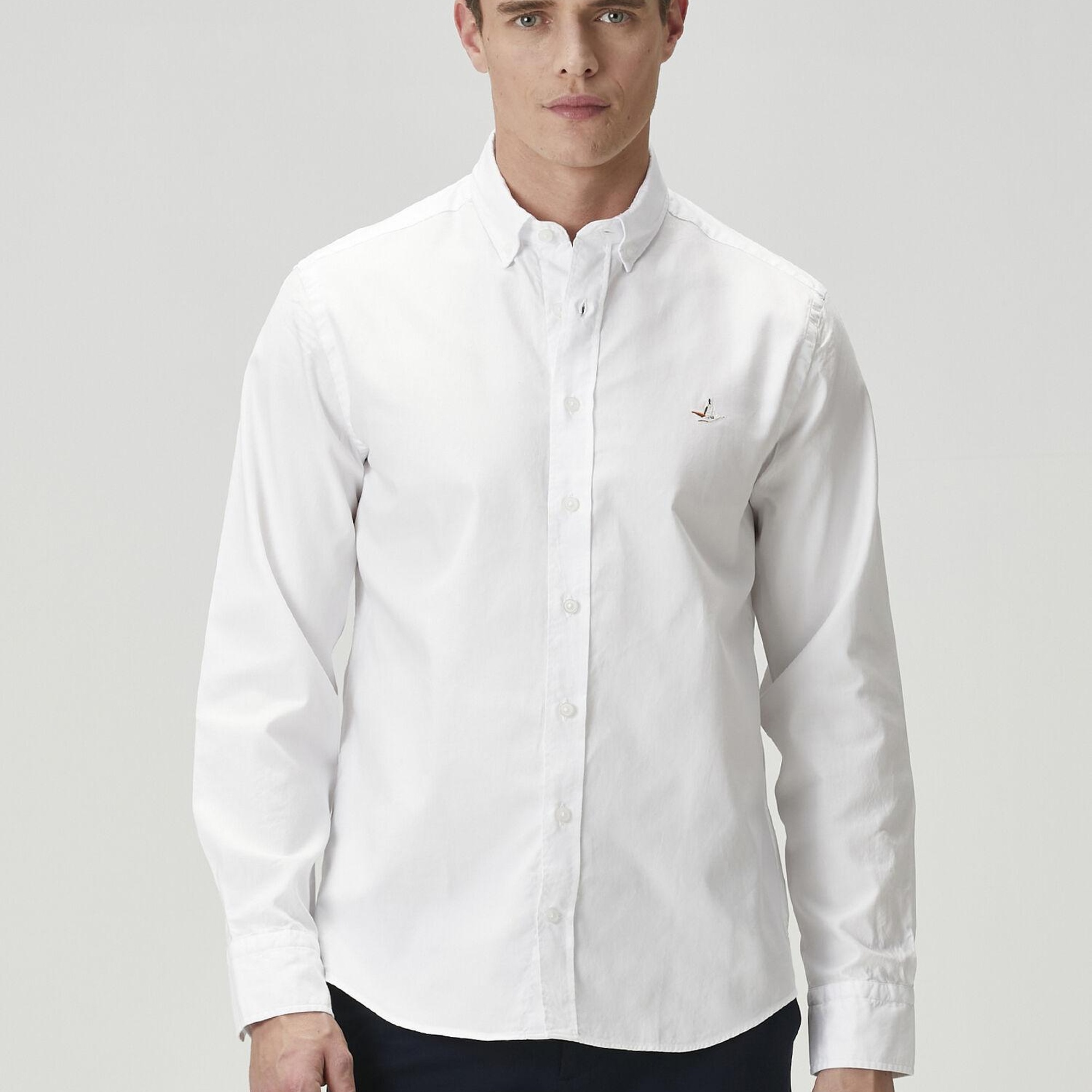 Beymen Club Erkek Comfort Fit Beyaz Oxford Gömlek