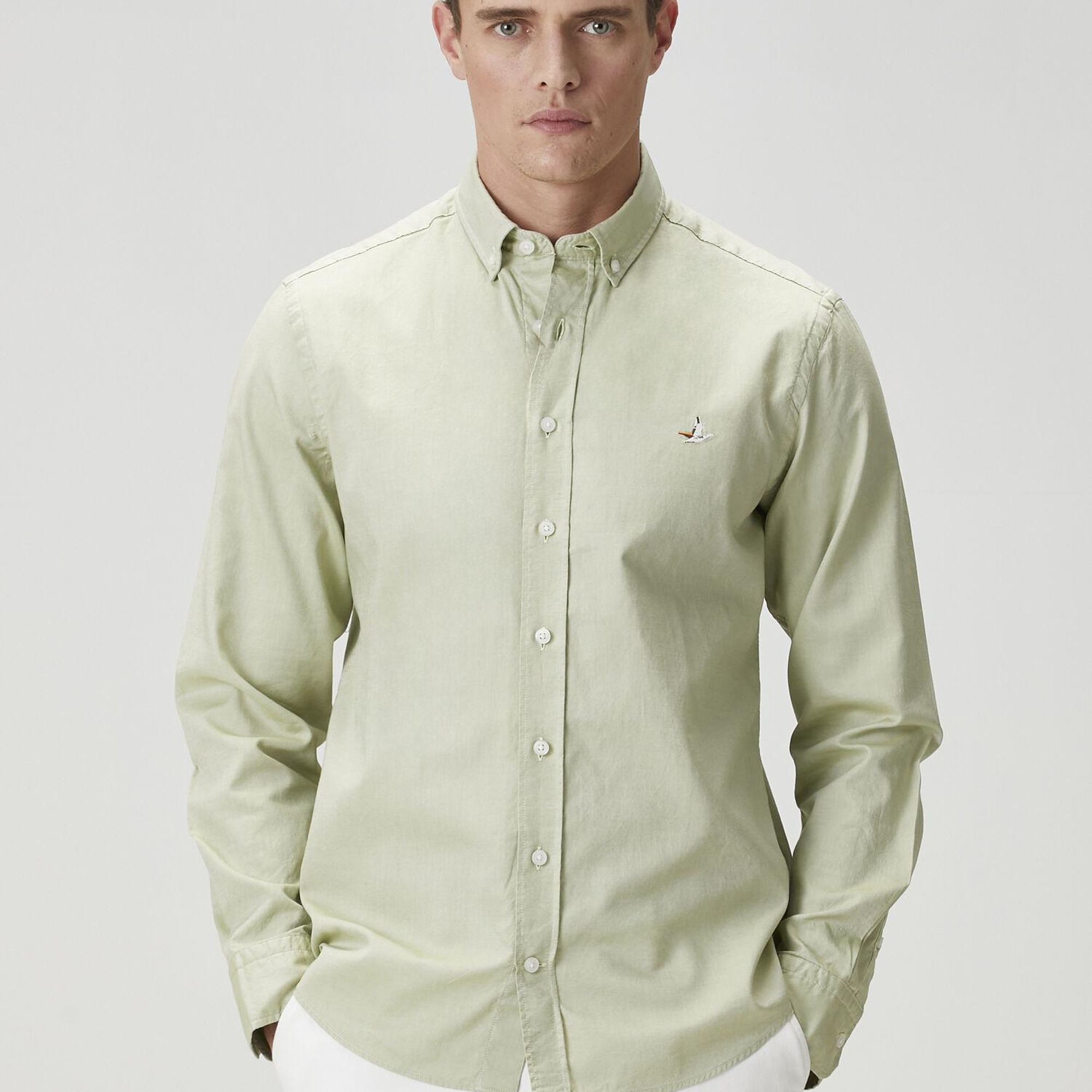 Beymen Club Erkek Comfort Fit Yeşil Gömlek