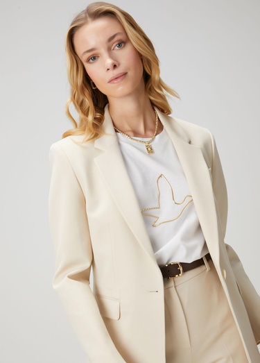  Beymen Club Kadin Bej Blazer
