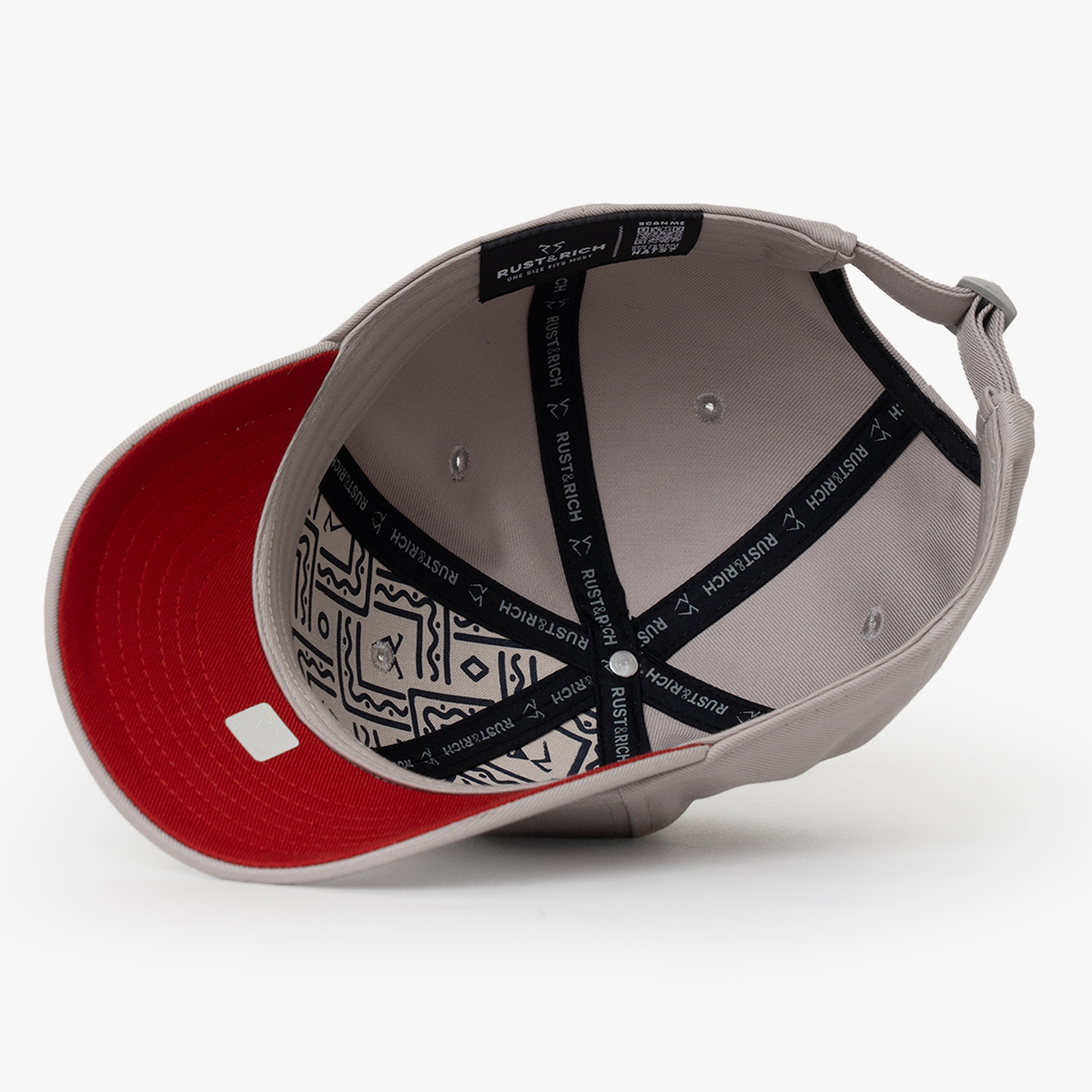 RustandRich Kadın Erkek Taş Baseball Şapka-Timeless Collection-Basic