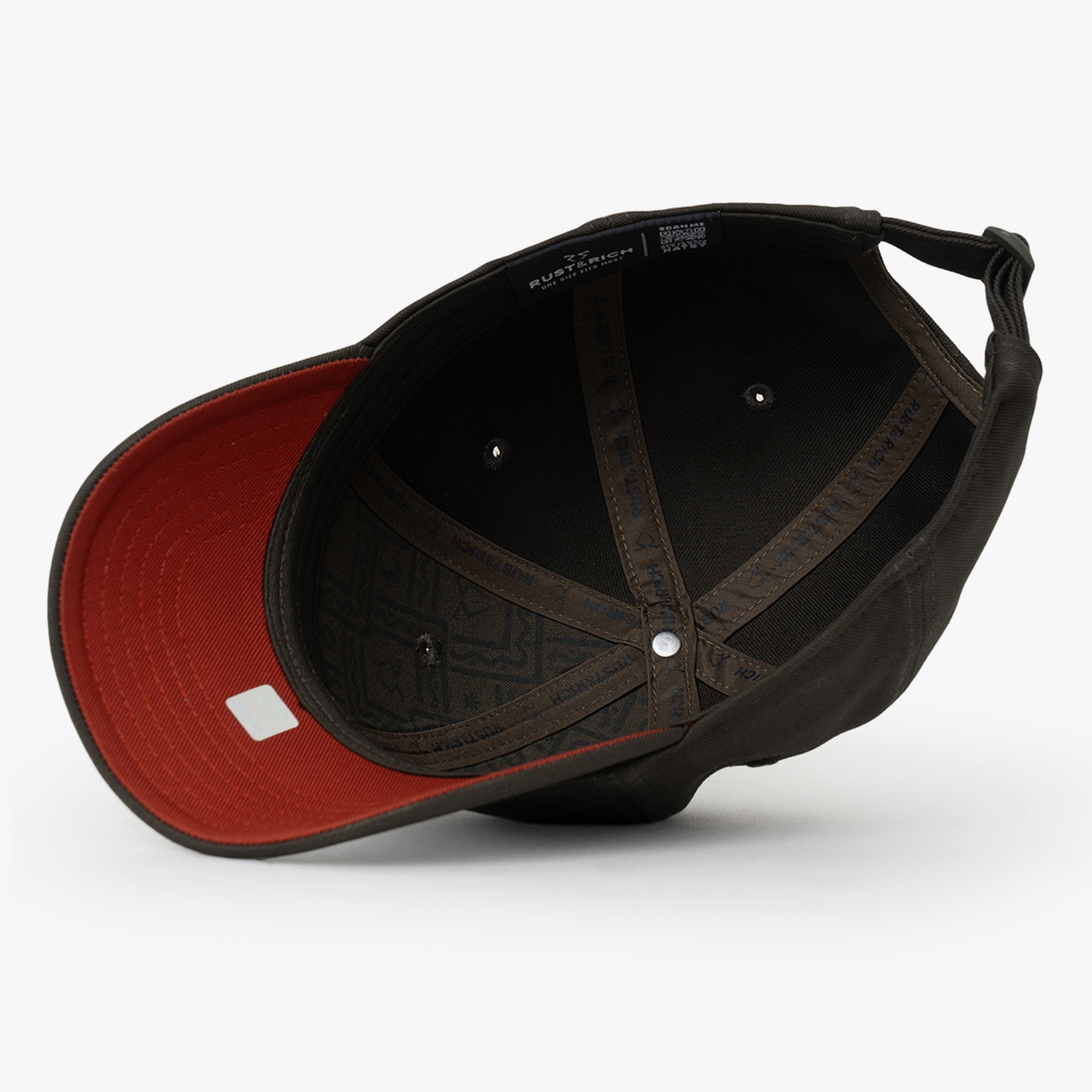 RustandRich Kadın Erkek Haki Baseball Şapka-Timeless Collection-Basic