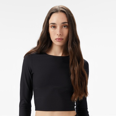  Energetics Olene LS Kadın Siyah Antrenman T-Shirt