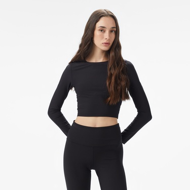  Energetics Olene LS Kadın Siyah Antrenman T-Shirt