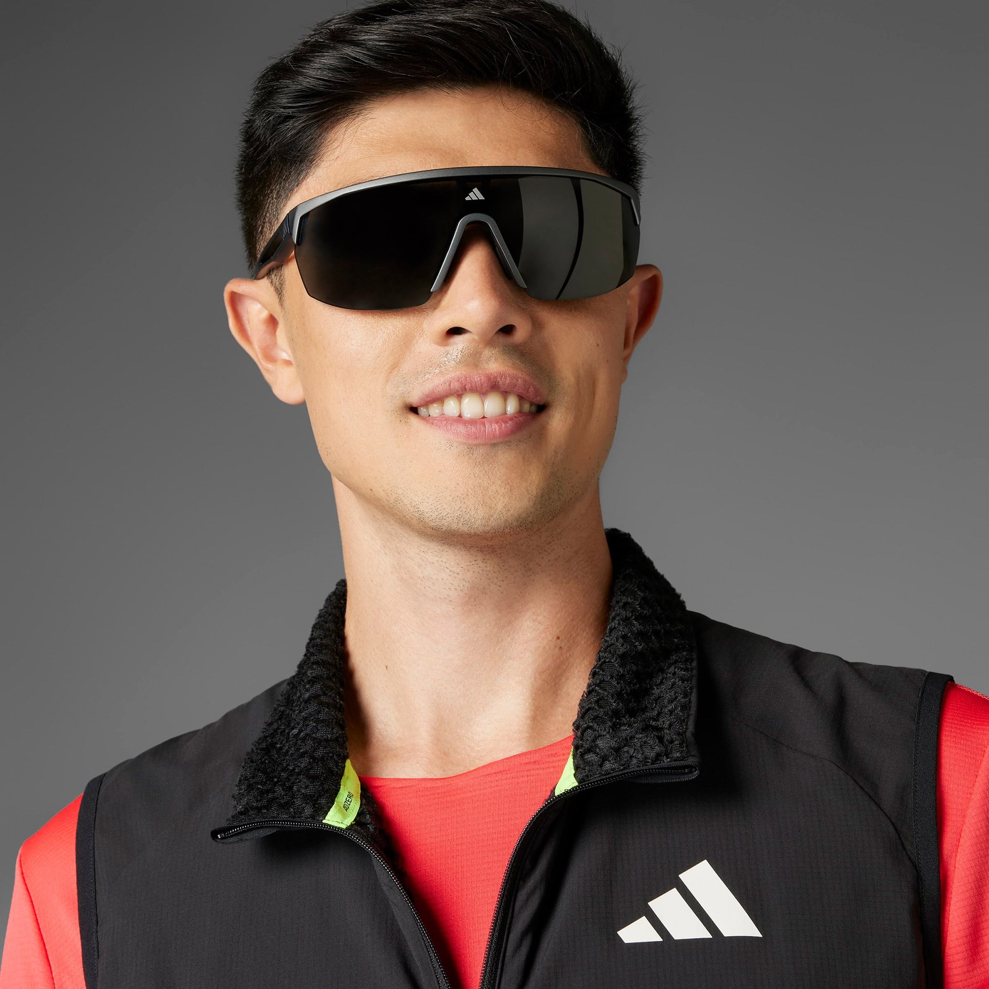 adidas Adizero Erkek Siyah Koşu Yeleği