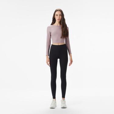  Energetics Olene LS Kadın Mor Antrenman T-Shirt