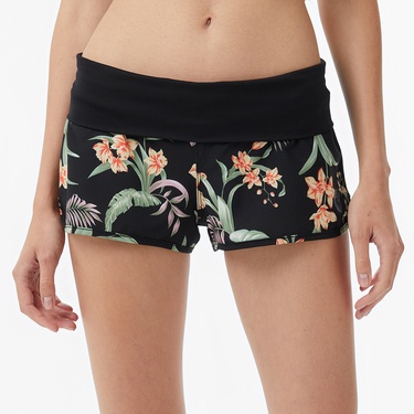  Roxy Endless Summer Printed BS Kadın Siyah Deniz Şortu
