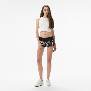  Roxy Endless Summer Printed BS Kadın Siyah Deniz Şortu