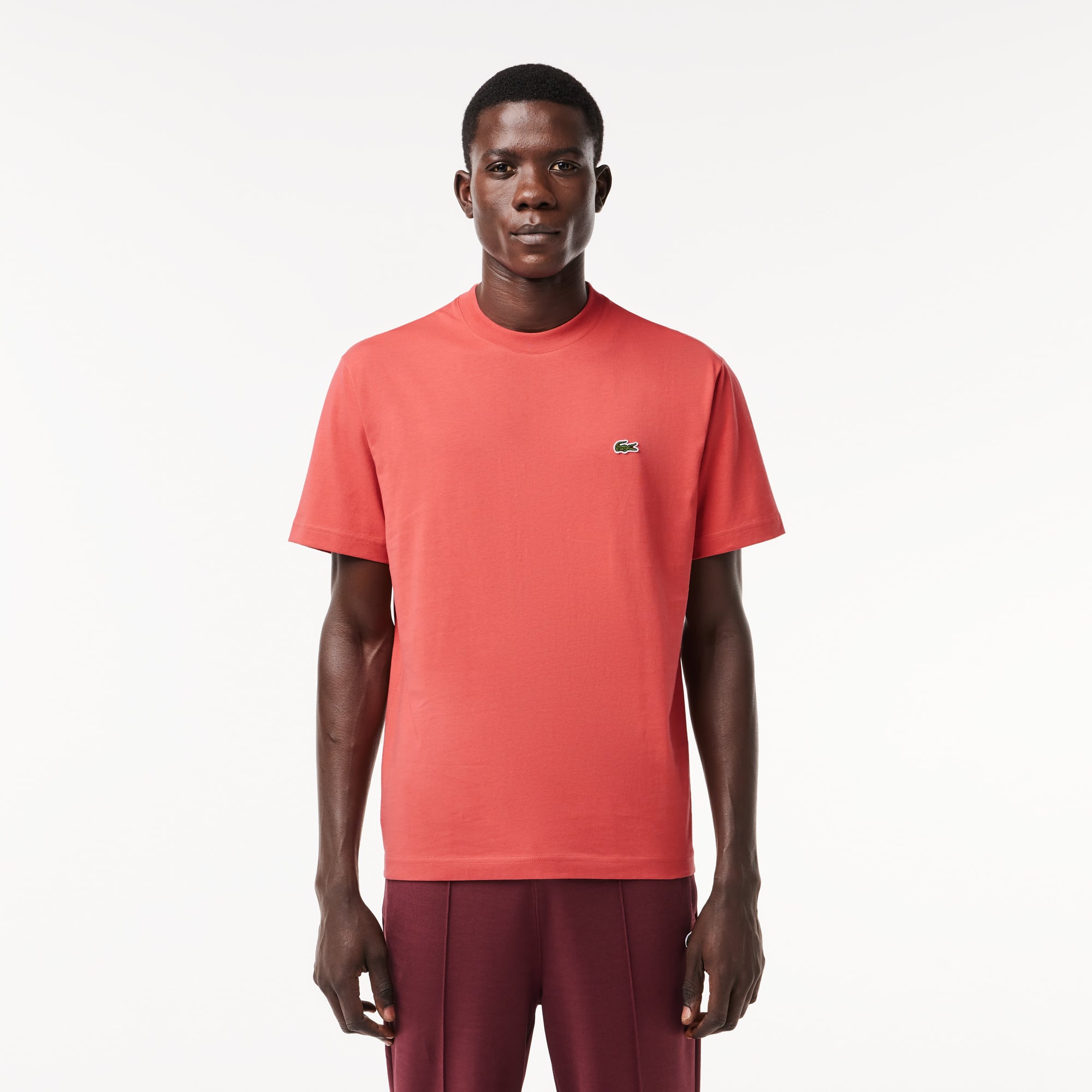  Lacoste Erkek Pembe T-Shirt
