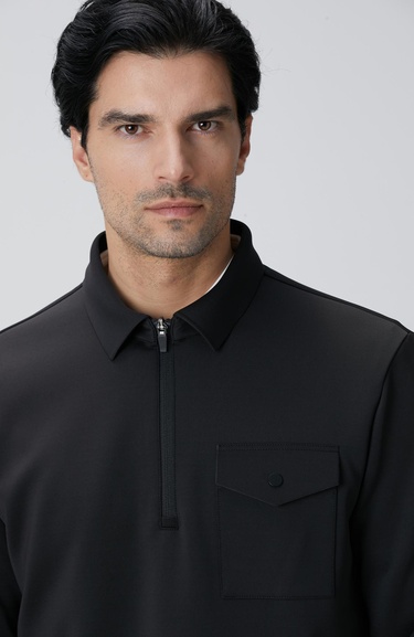  Network Erkek N-Tech Siyah Sweatshirt