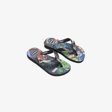  Havaianas Marvel Top Çocuk Siyah Terlik