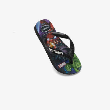  Havaianas Marvel Top Çocuk Siyah Terlik